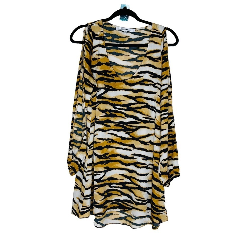 LOVERS + FRIENDS GRACIE DRESS IN WILDCAT Women’s Size Small - Picture 2 of 8